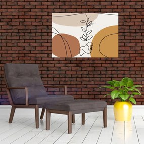 Kép - Boho formák (90x60 cm)