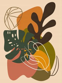 Poszter 15x20cm Erdei kompozíció