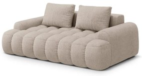 Világosbarna kanapé 200 cm Linz – Cosmopolitan Design