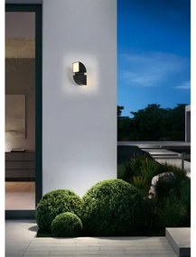 Searchlight 36150BK - LED kültéri fali lámpatest DAKOTA 2xLED/4W/230V IP44