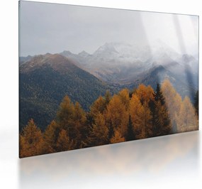 Kép - Kilátás a hegyre (üvegen) (70x50 cm)