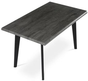 Étkezőasztal 130×80 cm, MDF, Szürke Tölgy. HT-F4413 GREY