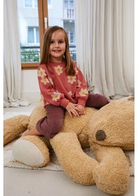 Barna gyerek babzsákfotel Sleepy Bear – Lorena Canals