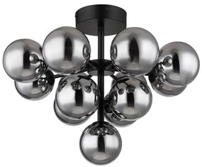 Globo 56143-13D - Felületre szerelhető csillár GRAPPY 13xG9/5W/230V átm. 56 cm fekete