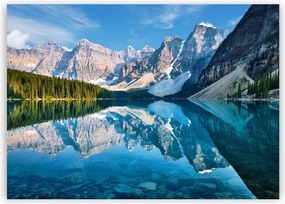 Hegyek Tó Erdő poszter 30x40 cm nyomtatás kép #245