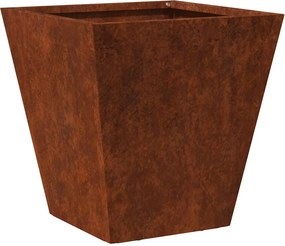 vidaXL Kerti ültető 30x30x30 cm időjárásálló acélból