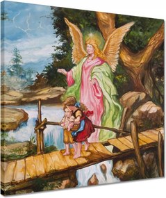 Vászonkép 40x40 Őrangyal ajándékba