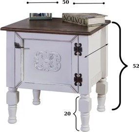 Ada Nightstand - White