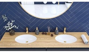 REA-U6330 - Süllyesztett mosdó NEL 39x47,5 cm kerámia/fényes fehér