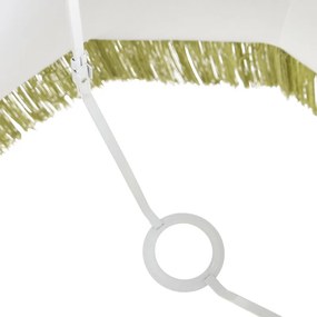 Selyem lámpabúra zöld 45 cm - Granny