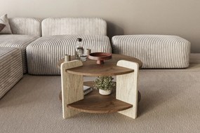 Oalla - Walnut, Travertine
