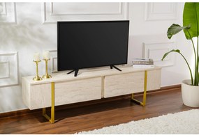 TV szekrény Seronitta (travertin + arany). 1107317