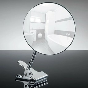 Wenko Clip kozmetikai tükör 5x nagyítás, átmérő 15 cm
