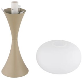 Globo 21027SA - Asztali lámpa LULA 1xE14/25W/230V bézs