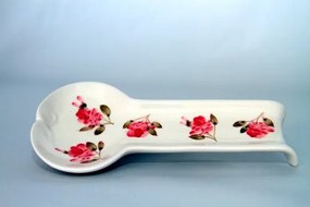 Violin rózsás lapos fakanáltartó,kerámia,kézzel festett-12,5x25x3cm