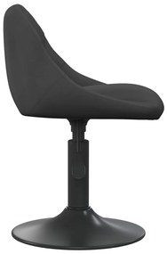 Fekete bársony étkezőszék