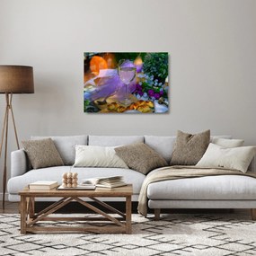 Piknik képe (üvegen) (70x50 cm)