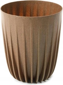 Dekoratív virágtartó Növények újrahasznosított betéttel barna