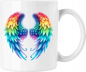 Szárnyas bögre Színes 6 Fehér 330ml