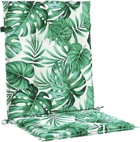 vidaXL Hátpárnák 2 pcs Levél mintázat 100 x 50 x 3 cm Oxford Szövet