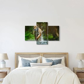 Futó tigris képe (90x60 cm)