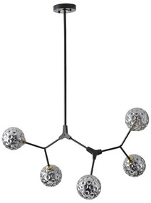 Csillár rúdon 5xG9/15W/230V szürke