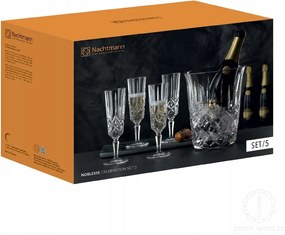 Nachtmann Noblesse pezsgős szett 4 db pohár hűtő jégtartó.
