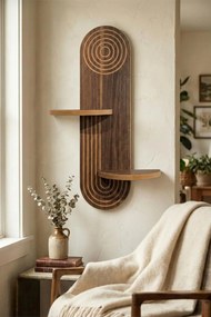 Fali polc, wenge, 26 cm – Artmtkwll3