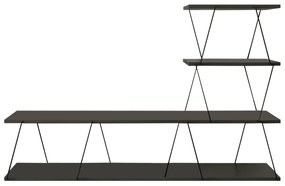 Ilgaz Anthracite TV asztal