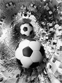 Fotótapéta 3D foci labda fotótapéta 184 x