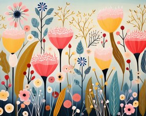 Poszter 50x40cm Ălmok kertje