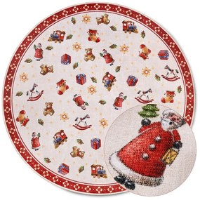 Piros kerek szőnyeg karácsonyi mintával ø 150 cm Red Christmas – Villeroy&amp;Boch