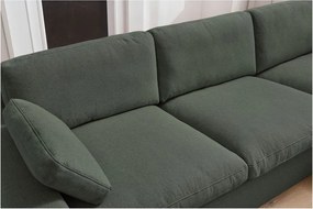 Zöld sarokkanapé Belair – Bobochic Paris