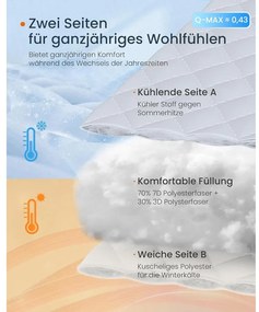 SONGMICS HOME párna, kétoldalas használat, 80 × 80 cm, világos szürke