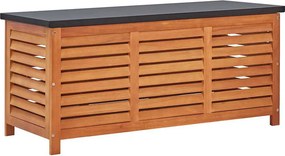 Tömör Eukaliptuszfa Kerti Tárolóláda 117 X 50 X 55 Cm