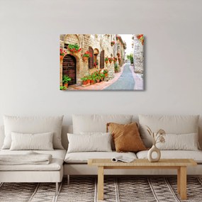 Kép - festői olasz sikátor (90x60 cm)