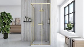 Zuhanykabin Rea City 90x90 Brush Gold