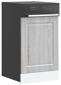 mosogatógép panel Porto&quot; Szürke Sonoma 45x1,5x67 cm Mérnöki fa&quot;