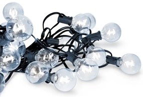 Brilagi - LED Kültéri dekoratív lánc GIRLAND 25xE12 20m IP44 hideg fehér