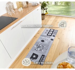 Szürke futószőnyeg 50x150 cm Its Time for Espresso – Hanse Home