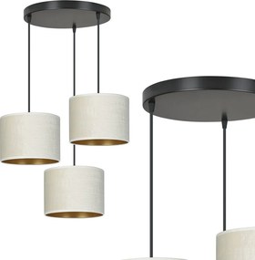 Emibig modern függeszték hilde fehér fekete emi1052/3prem
