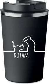 Prémium termo bögre fekete Macskáknak La Linea or Balum KT_248