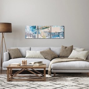 Kép - Absztrakció (órával) (90x30 cm)