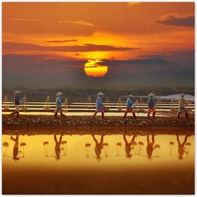 Poszterek 70x70 Kilátás Tájkép