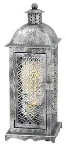 Eglo 54617 - LED Asztali lámpa 1xE27/4W/230V 3000K ezüst