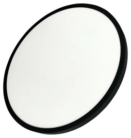 LED mennyezeti lámpa LED/40W/230V 3000/4000/6500K Ø 50 cm fekete