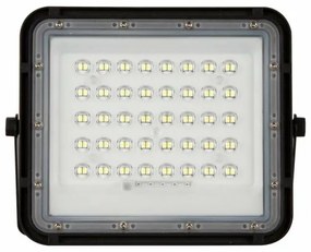 LED Kültéri napalemes reflektor LED/10W/3,2V IP65 4000K fekete + + távirányító