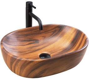 Pultos mosdókagyló Rea AMELIA WOOD MATT