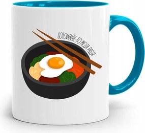 Kék Bögre Szakácsnak Főzés A Szenvedélyemmel fényképes nyomtatással