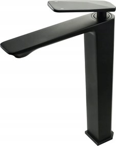 Solvex Álló Fürdőszobai Mosdó Csaptelep Asztali Mosdókhoz Fekete